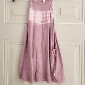 🌟 RVCA womans tie dye muscle tanktop | Size Small | Pink Mauve | EUC Activewear